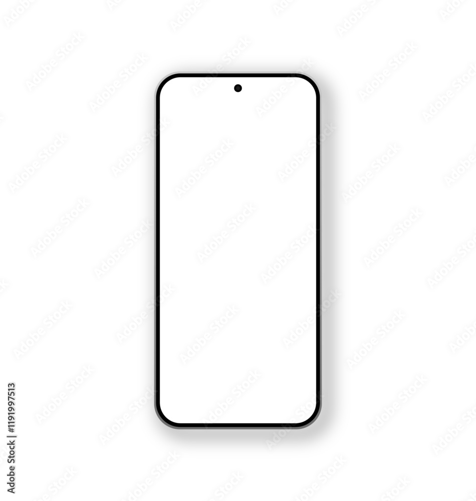 smartphone mockup with blank white screen. Mobile phone white screen mockup. phone screen template. mockup realistic smartphone frame design. smartphone mockup with blank white screen. Mobile phone white screen mockup. phone screen template. mockup realistic smartphone frame design.