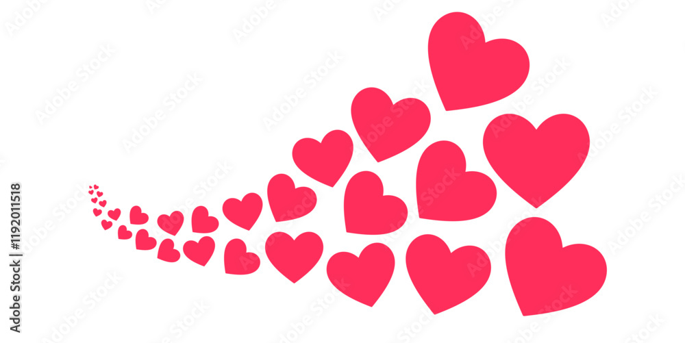 hearts background card banner frame card for valentine and wedding, pink heart love Paper cut decorations for Valentine's day border or frame design hearts background card banner frame card for valentine and wedding, pink heart love Paper cut decorations for Valentine's day border or frame design