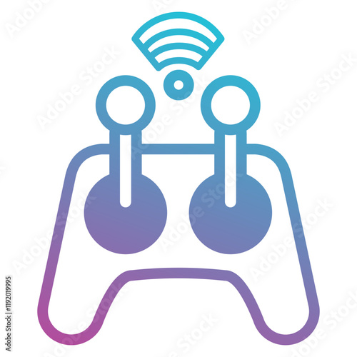 Remote Control icon element for design