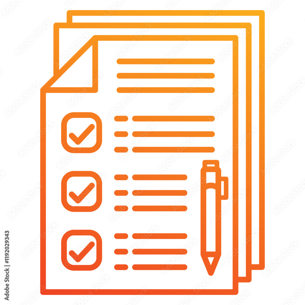 Checklist icon element for design Checklist icon element for design