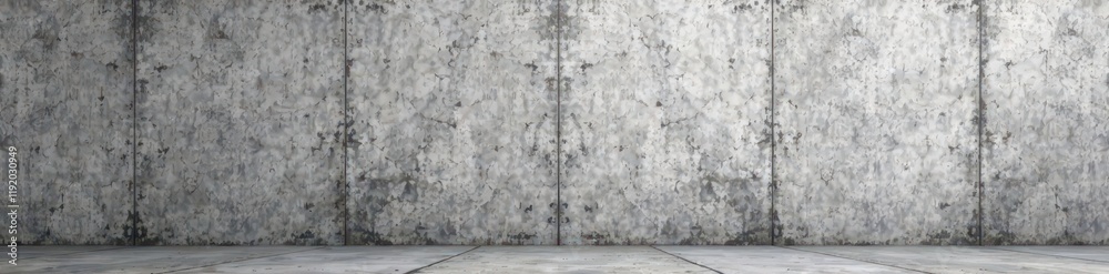 Obraz premium Rough grey concrete wall with grunge texture and wide background, background, grunge