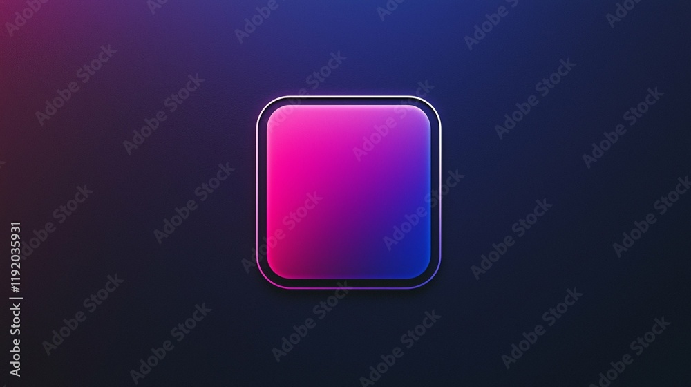 A gradient-filled shape highlights a sleek design element with smooth color transitions, ideal for digital graphics, web design, or branding projects.