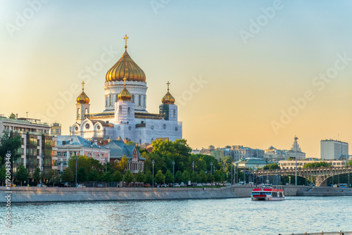 Cathedral of Christ the Saviour in Moscow, Russia