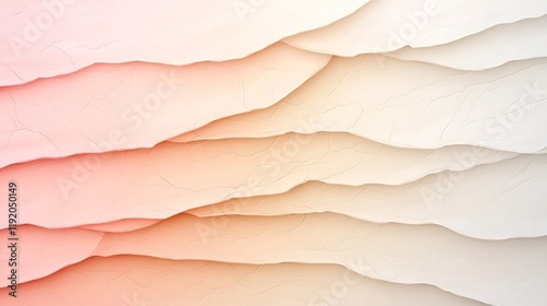 Minimalist Contemporary Pastel Gradient Background with Soft Pink and Beige Hues Textured Noise Overlay Matte Finish and a Modern Clean Aesthetic Creating a Serene and Calming Atmosphere photo