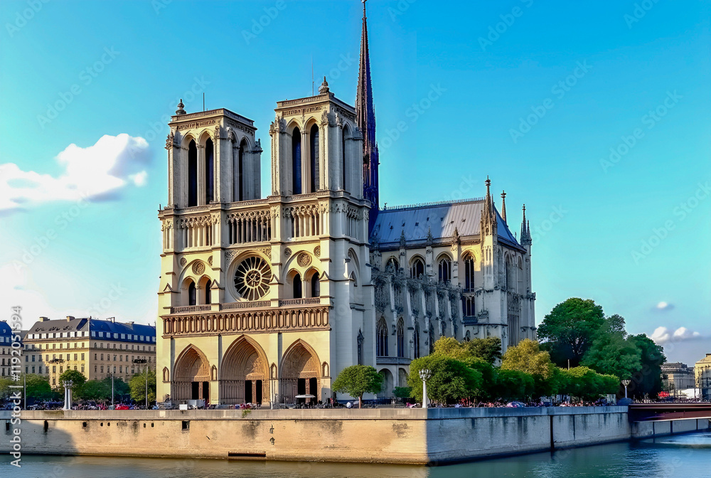 Obraz premium notre dame cathedral