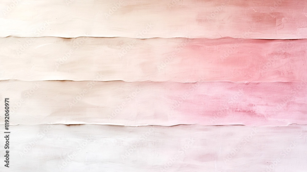 Fototapeta premium Pastel pink to beige gradient backdrop with a textured noise overlay showcasing a minimalist and sophisticated design in a clean and elegant style The soft tonal palette features nuanced hues