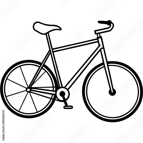 Minimalist Bicycle Line Art Designs