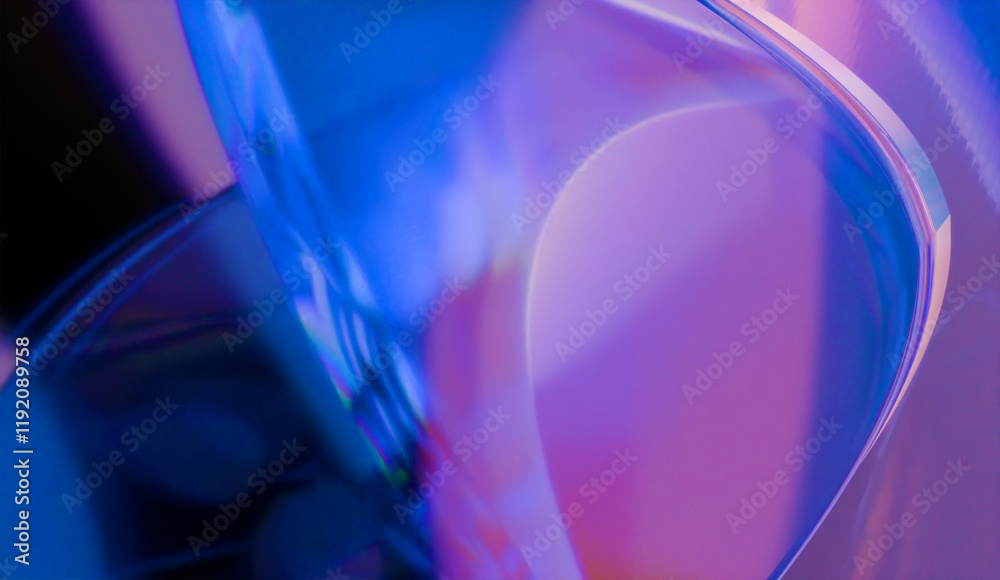Glinting 3d render of abstract iridescent glass background made with 3d software Glinting 3d render of abstract iridescent glass background made with 3d software