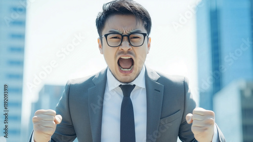 Businessman Triumph:  A det...