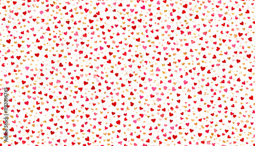 love on a clean white background with soft, romantic tones like red, pink, or gold