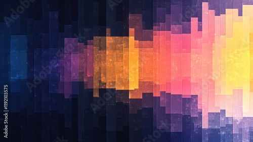 Pixelated RGB Noise Texture Background Animation - Seamless Loop VJ Pattern for Cyber Monday Sale Banner Backdrop - Abstract Bit Art