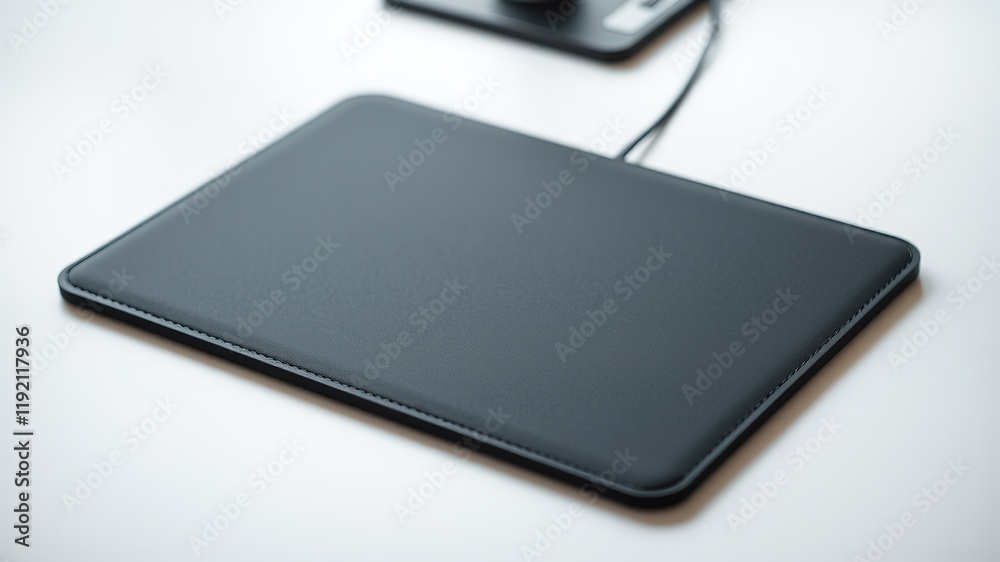 Black Rectangular Mousepad on White - High-Resolution Product Shot Black Rectangular Mousepad on White - High-Resolution Product Shot