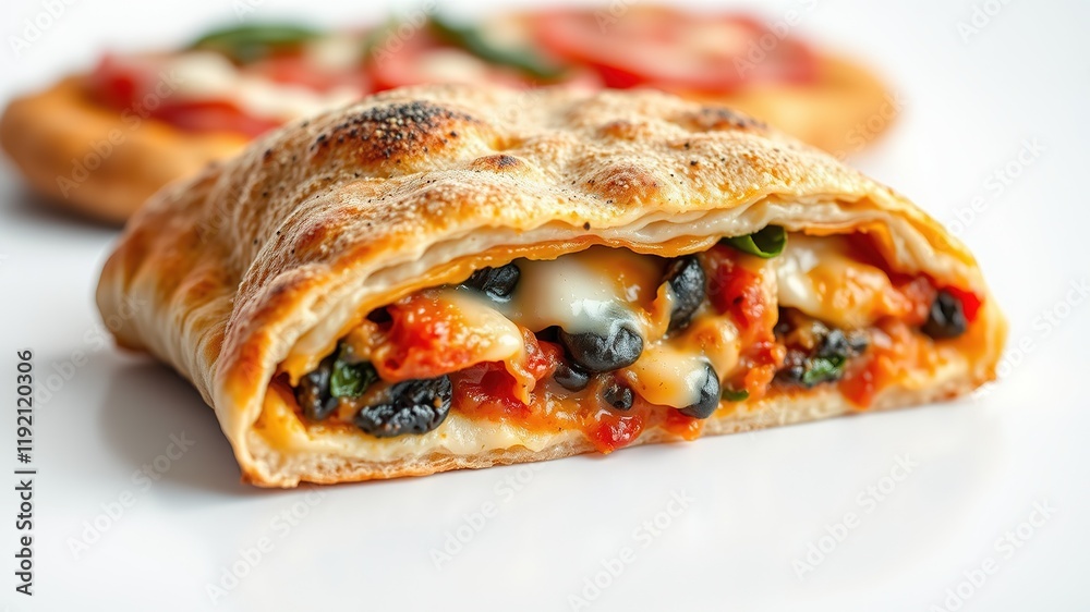 Delicious Calzone Pizza - Mouthwatering Gourmet Treat Delicious Calzone Pizza - Mouthwatering Gourmet Treat