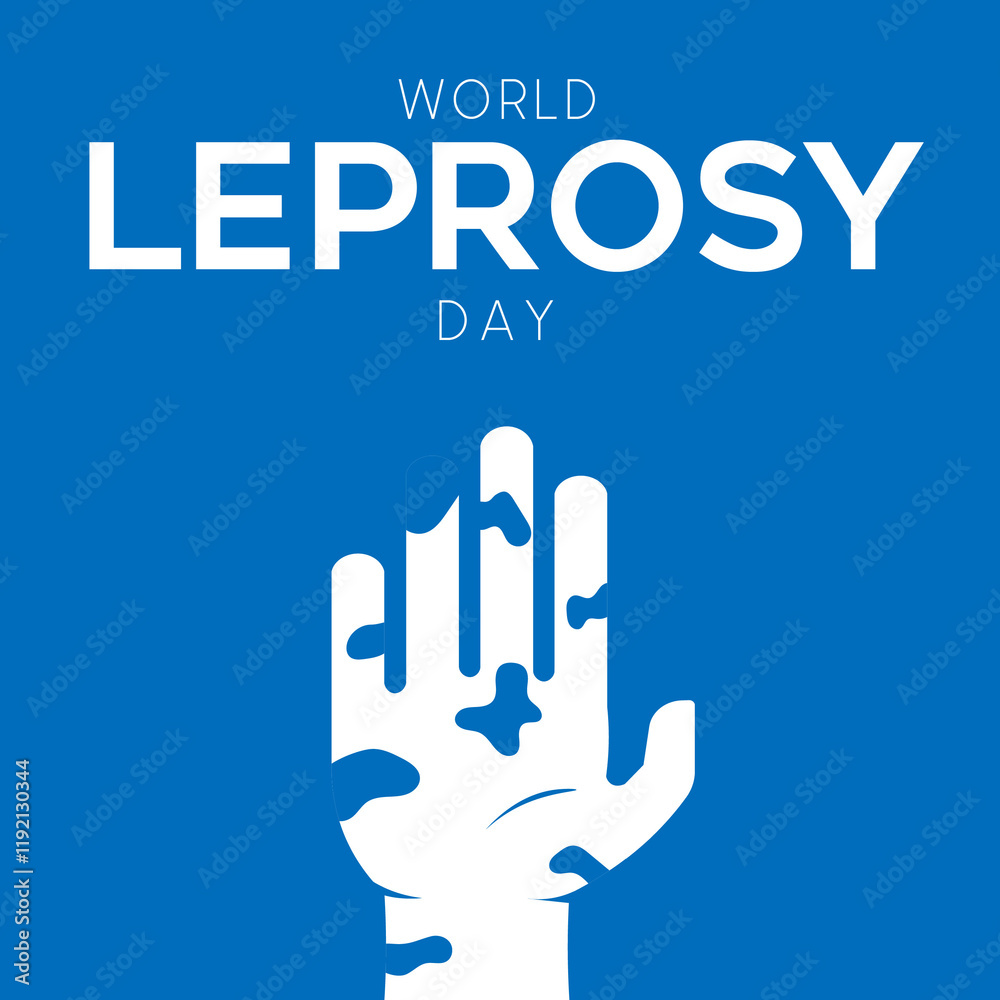 Fototapeta premium illustration for world leprosy day