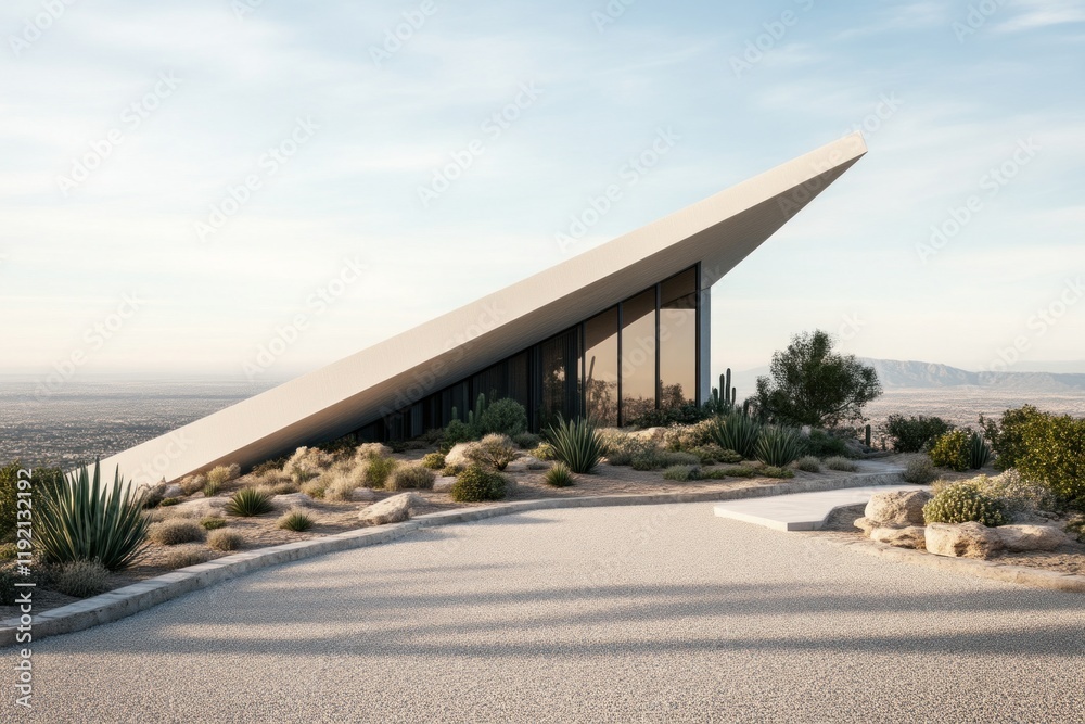 Innovative modern house design serene desert landscape digital render panoramic view tranquil environment contemporary aesthetics Innovative modern house design serene desert landscape digital render panoramic view tranquil environment contemporary aesthetics