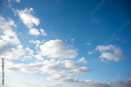 blue sky with clouds