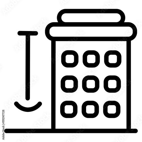 Acrophobia Line Icon