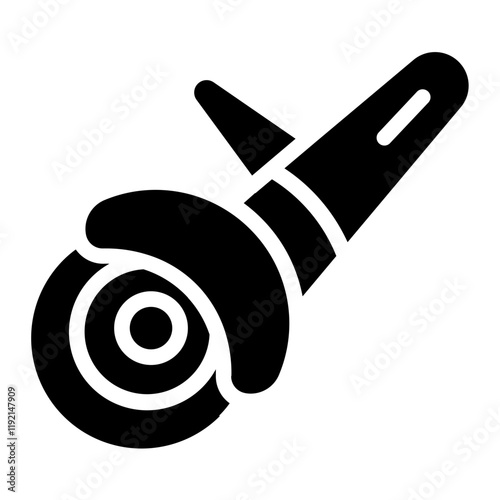 Angle grinder electric Solid Icon
