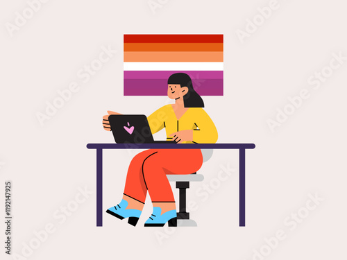 person with laptop