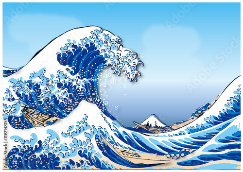 葛飾北斎_神奈川沖浪裏