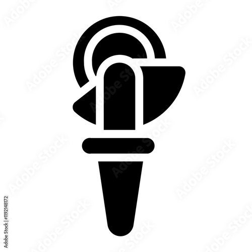 Angle grinder Solid Icon