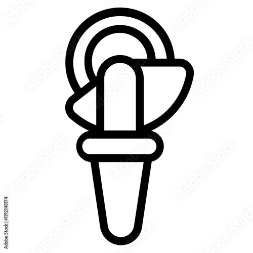 Angle grinder Line Icon