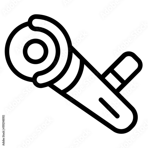 Angle grinder Line Icon