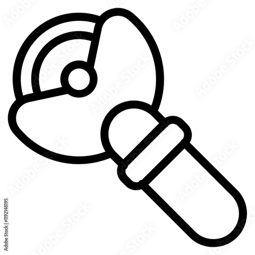 Angle grinder Line Icon