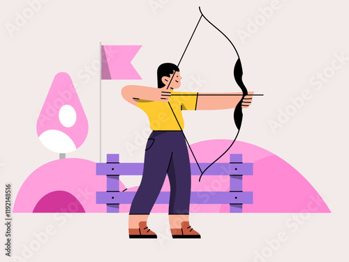 bow and arrow