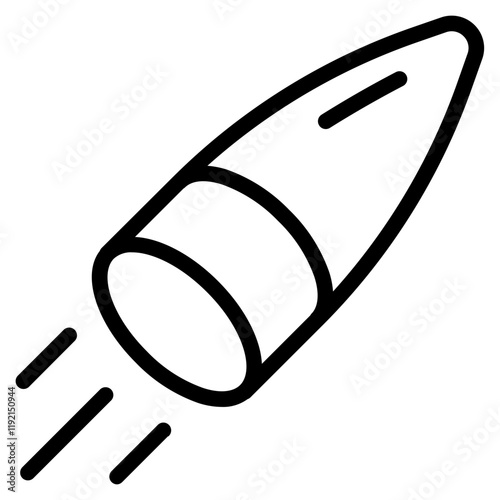 Bullet tip Line Icon