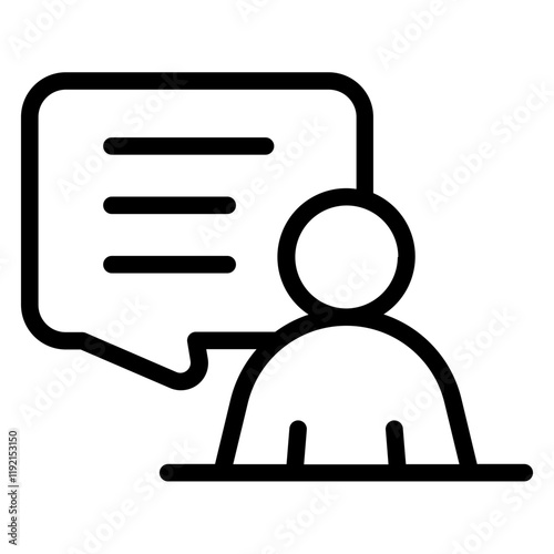 Customer Line Icon