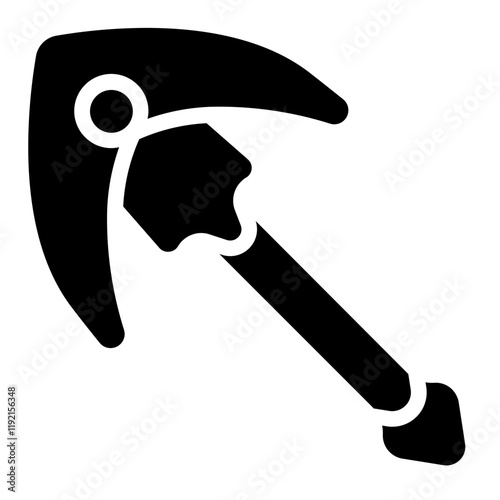 Fantasy weapon Solid Icon