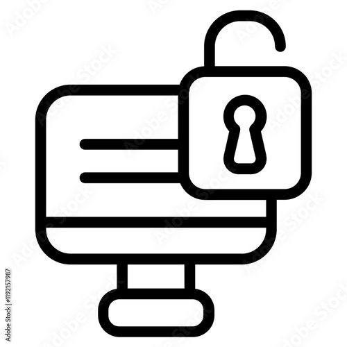 Glamping Line Icon