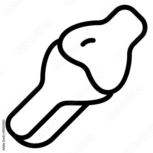 Global order fulfillment Line Icon