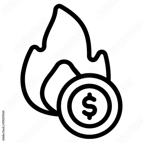 Inflation Line Icon