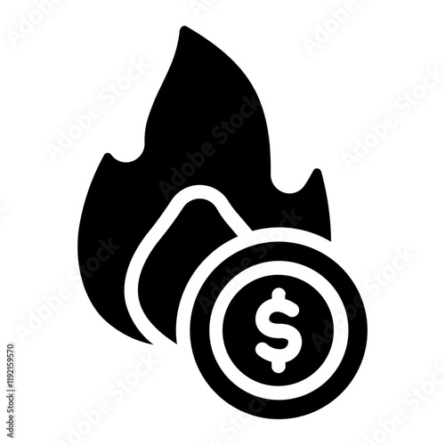 Inflation Solid Icon