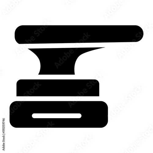 Ironing machine Solid Icon