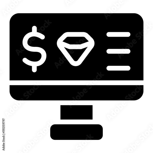 Jewelry marketplace Solid Icon