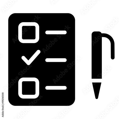 List development Solid Icon