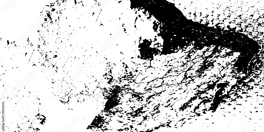Naklejka premium Distressed Dirty rough overlay texture. Aged splatter grunge dust messy background.