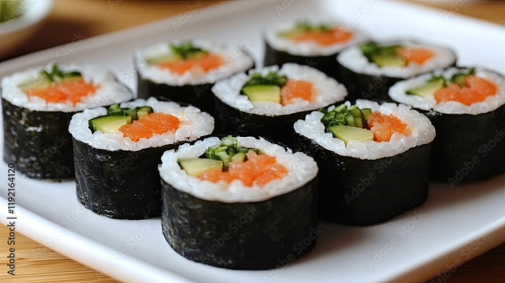A beautifully arranged plate of sushi with fresh ingredients, symbolizing gourmet cuisine, Japanese food, and culinary artistry, perfect for food, restaurants, and travel content. A beautifully arranged plate of sushi with fresh ingredients, symbolizing gourmet cuisine, Japanese food, and culinary artistry, perfect for food, restaurants, and travel content.