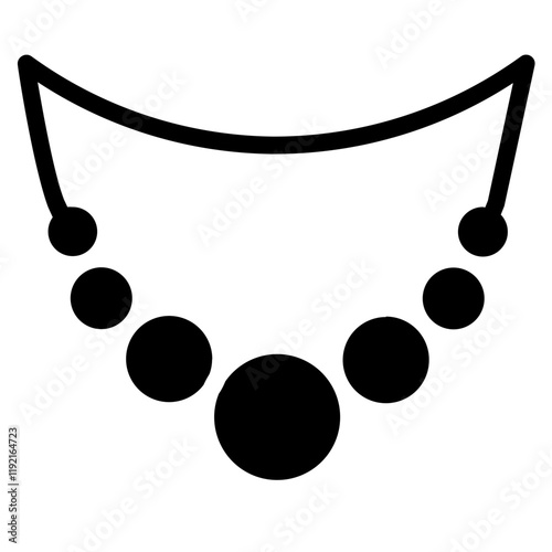 Necklace Solid Icon