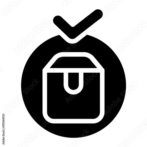 Order fulfillment Solid Icon