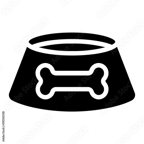 Pet bowl Solid Icon
