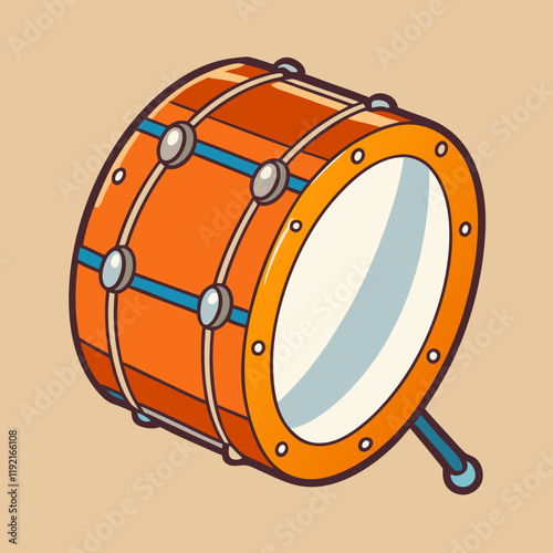 bass drum illustration