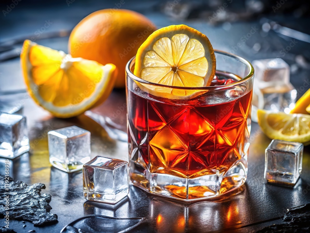 Sazerac Cocktail - Refreshing Iced Drink Sazerac Cocktail - Refreshing Iced Drink
