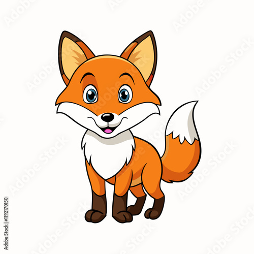 red fox cartoon