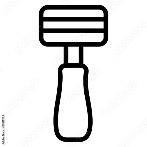 Shaving Line Icon