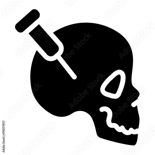 Skull reconstruction Solid Icon