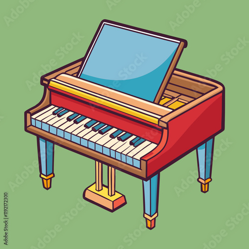 illustration of a piano